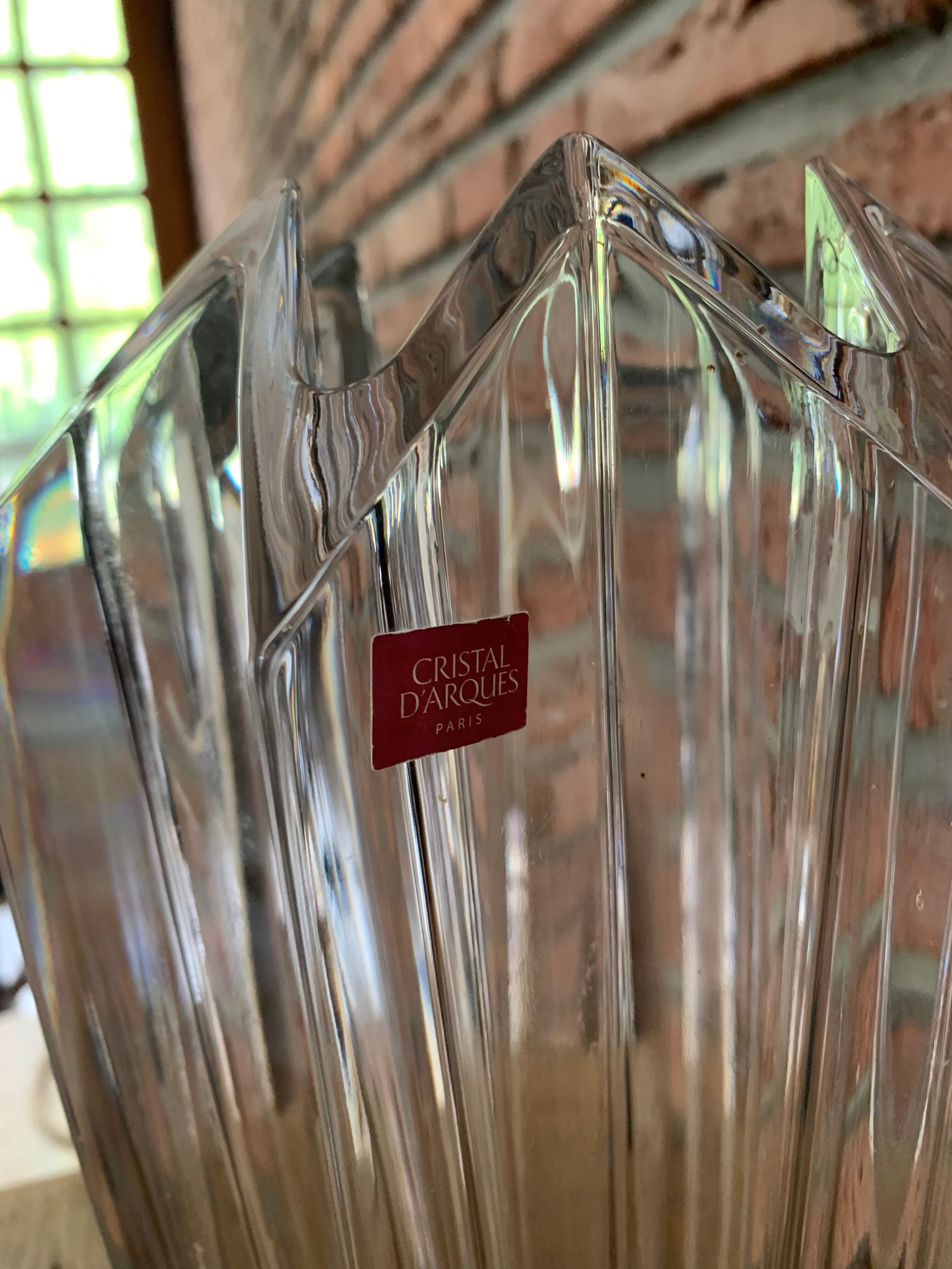 Crystal vase of Arques