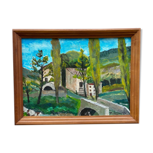 Huile sur toile signée