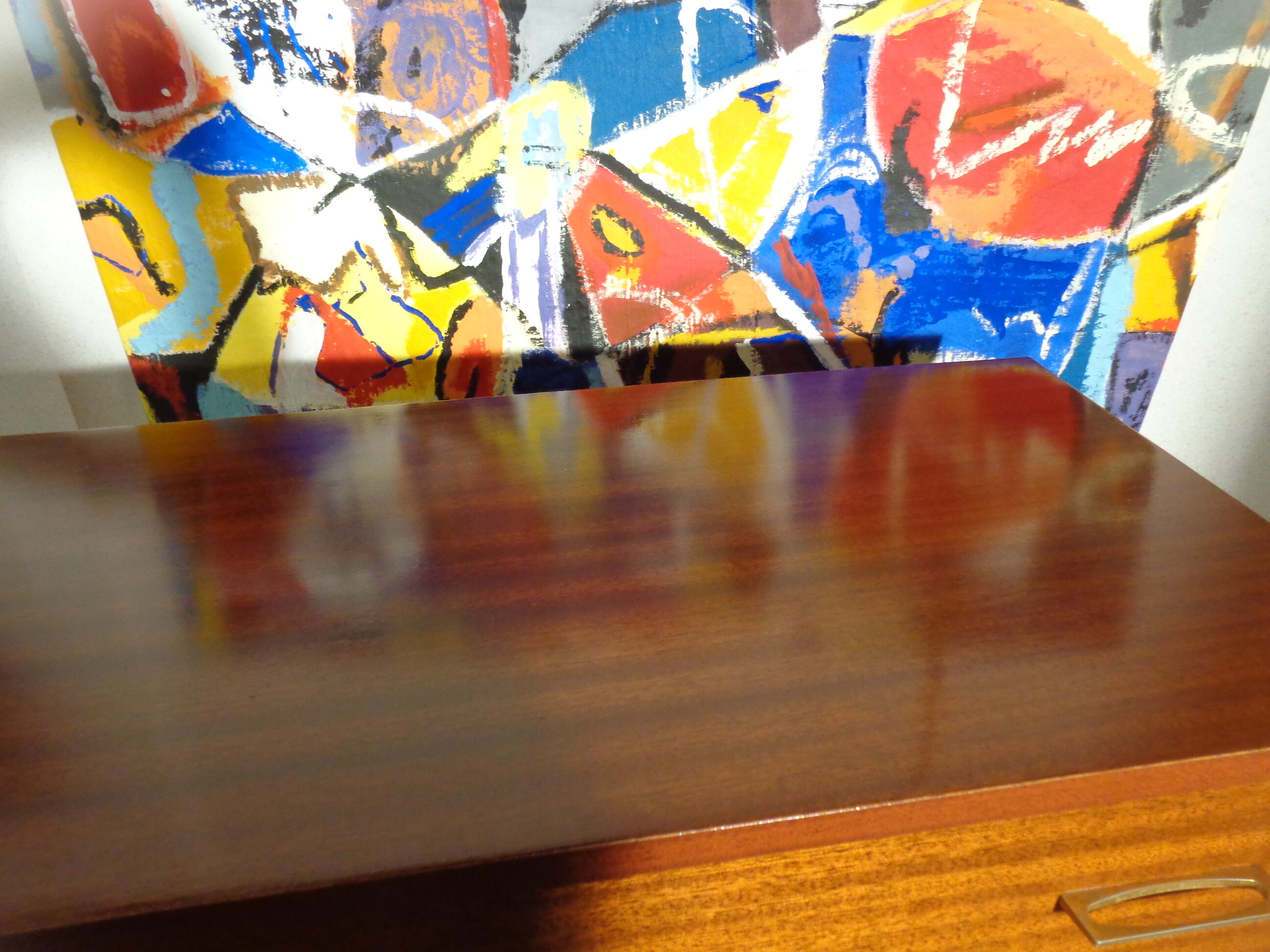 Vintage rag chest of drawers from the 60s seven drawers