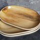 Three ceramic raviers decorated with vintage brushstrokes