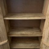 Sublime armoire indienne en bois blanc