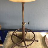 Tabouret d'atelier réglable circa 1970