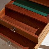 Restored Teak ‘Diplomat’ desk by Finn Juhl for France & Søn, 1950s (MK9758)