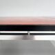 Glass coffee table by Jean René Talopp, 1970s