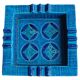 Bitossi by Aldo Londi Rimini Blu Glazed Ceramic Ashtray Vide-Poche, Italy  1960s