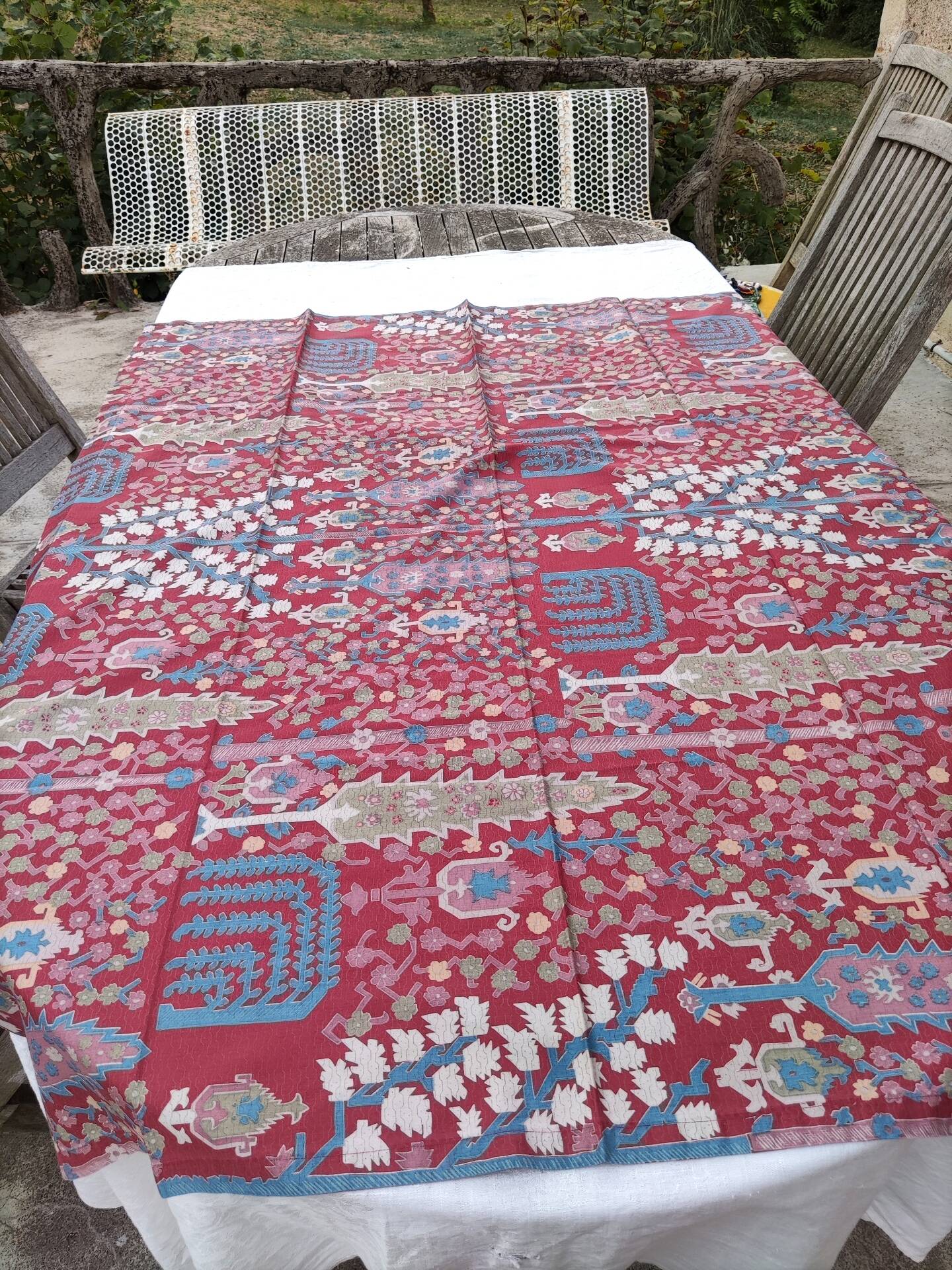 Nappe et serviettes Boussac - romanex - modèle Yarkandi