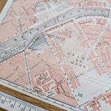 Paris, Champ de Mars, ancien plan, imprimé en 1914.