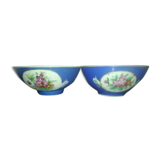 2 Very rare great Russian Bowls 1840-1870 Gardner