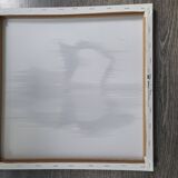 Painting on stretched canvas