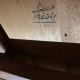 Table modulable danoise en teck Kai Kristiansen 1960
