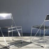 HYBODAN AS / vintage Nuova X-line stackable chairs / Niels Jørgen Haugesen