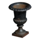 Garden urn / Decorative cast iron planter, French neoclassical design, 1950s
