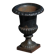 Garden urn / Decorative cast iron planter, French neoclassical design, 1950s