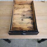 Vintage wooden farmhouse table