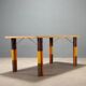 Vintage dining table Karan d'Ache Malobbia, design by Citterio and Nava, 1980s.