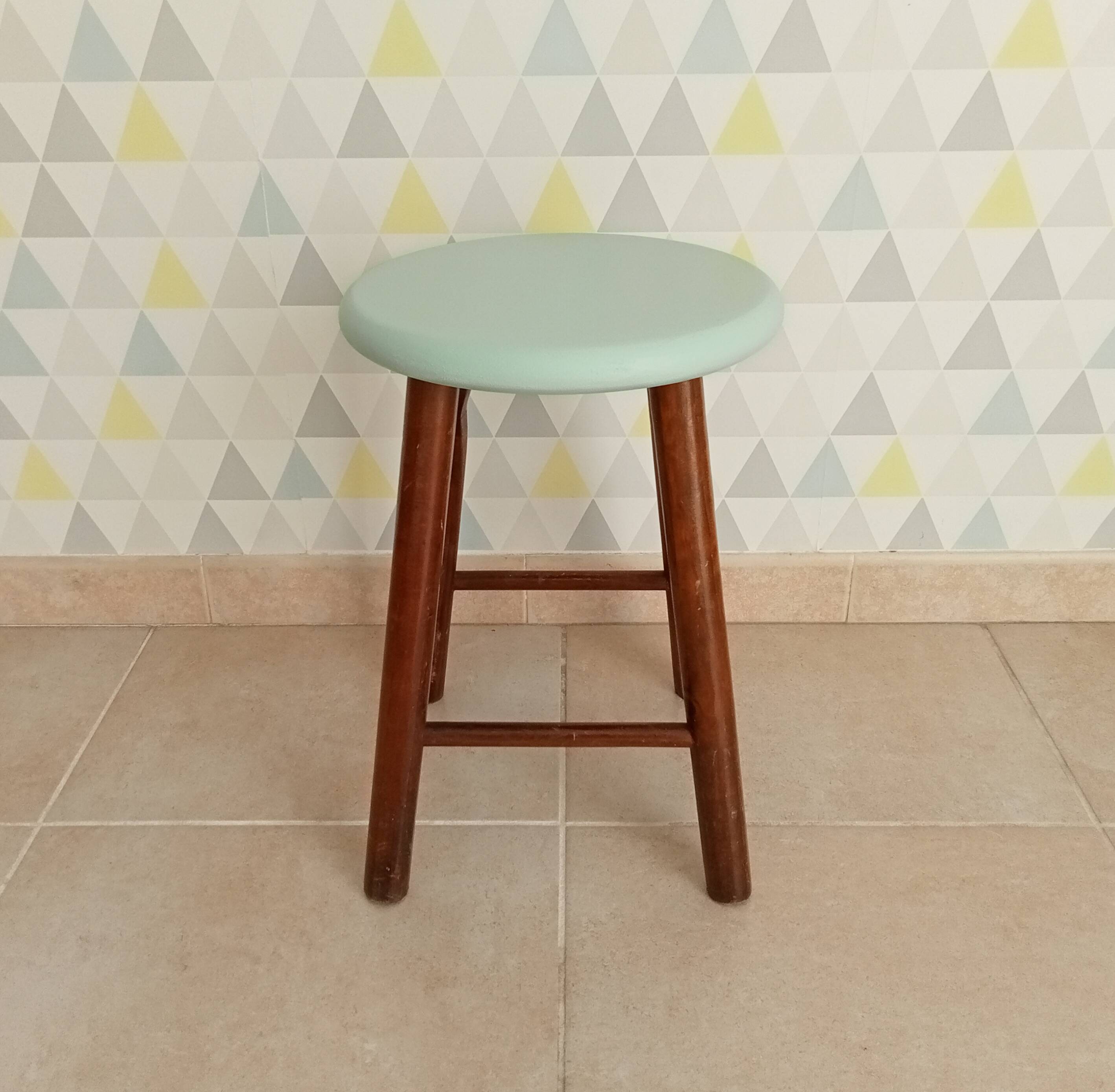 Vintage wooden stool