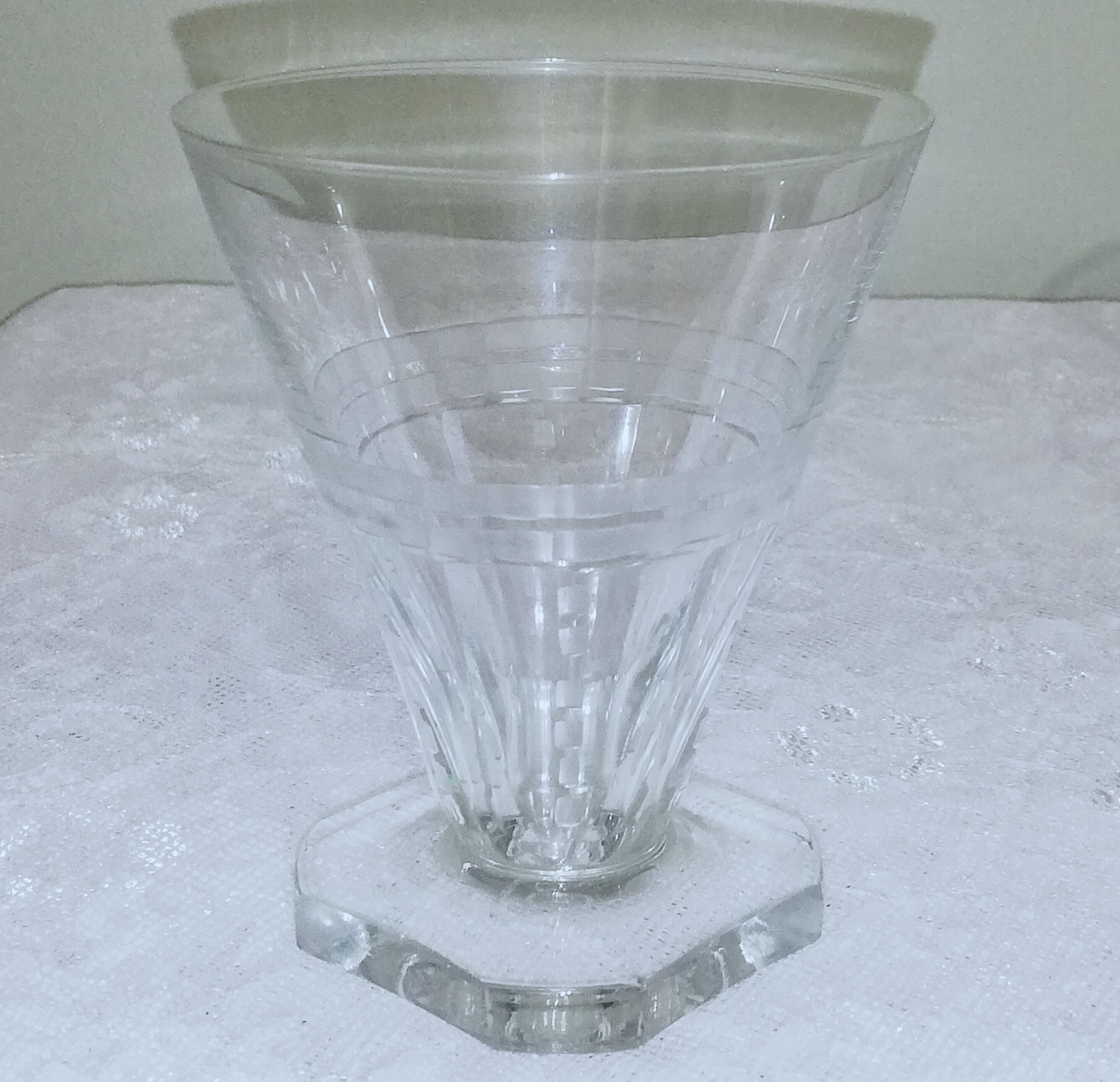 7 verres à vin 12cl art déco
