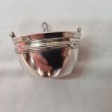 Tea strainer, solid silver, neck brace