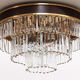 Suite de 2 plafonniers en cristal de Riedinger
