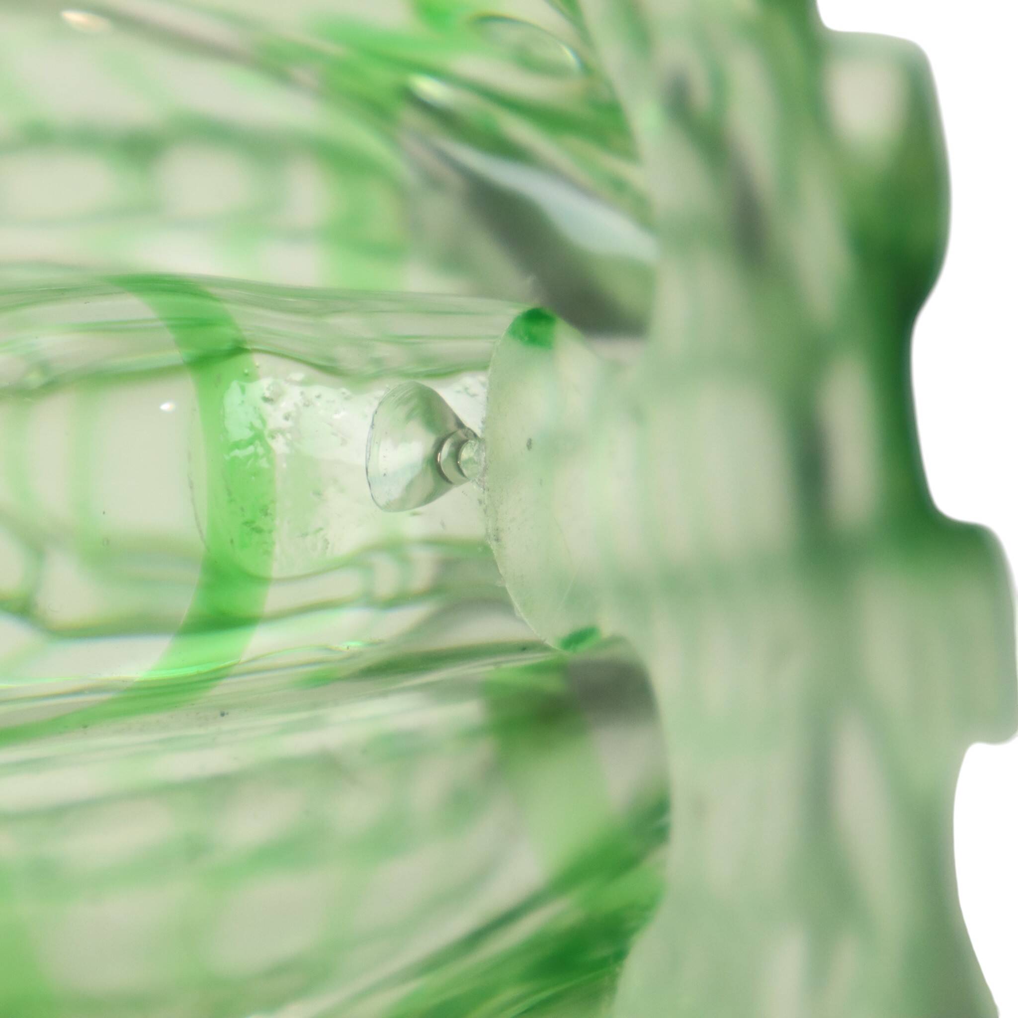 Large Green Glass Vase Murano Dino Martens Style 1960s