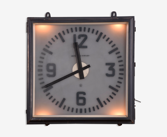 Horloge murale industrielle