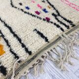 Handmade wool Berber rug 280 X 160 CM