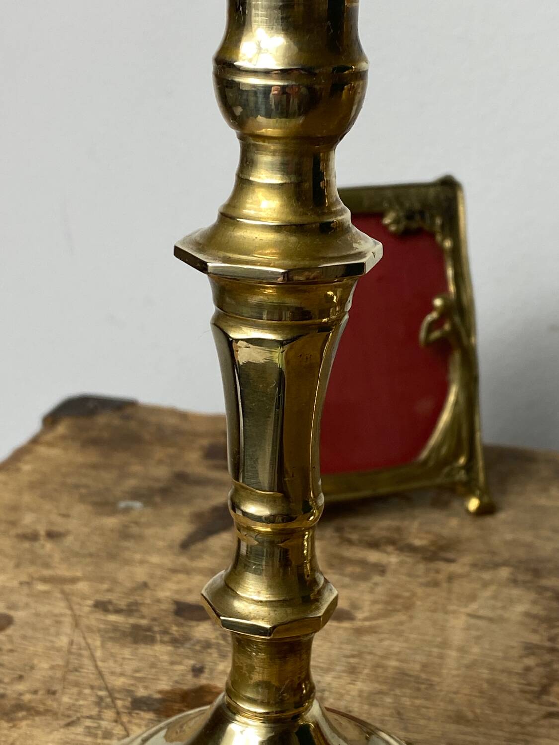 Pair of vintage brass candlesticks