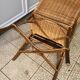 Fauteuil en osier vintage
