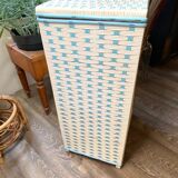 Laundry chest in scoubidou 60s