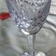 "Chantilly wine glasses on foot" from the Saint-Louis Crystalworks