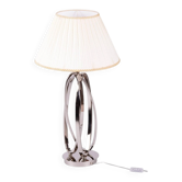 Art Deco Table Lamp in Chromed Metal by Mauro Ferretti, Italy, 1920s