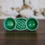 Salière céramique tressée Vallauris, 1950