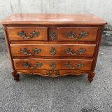 Beautiful Louis XV style crossbow chest of drawers