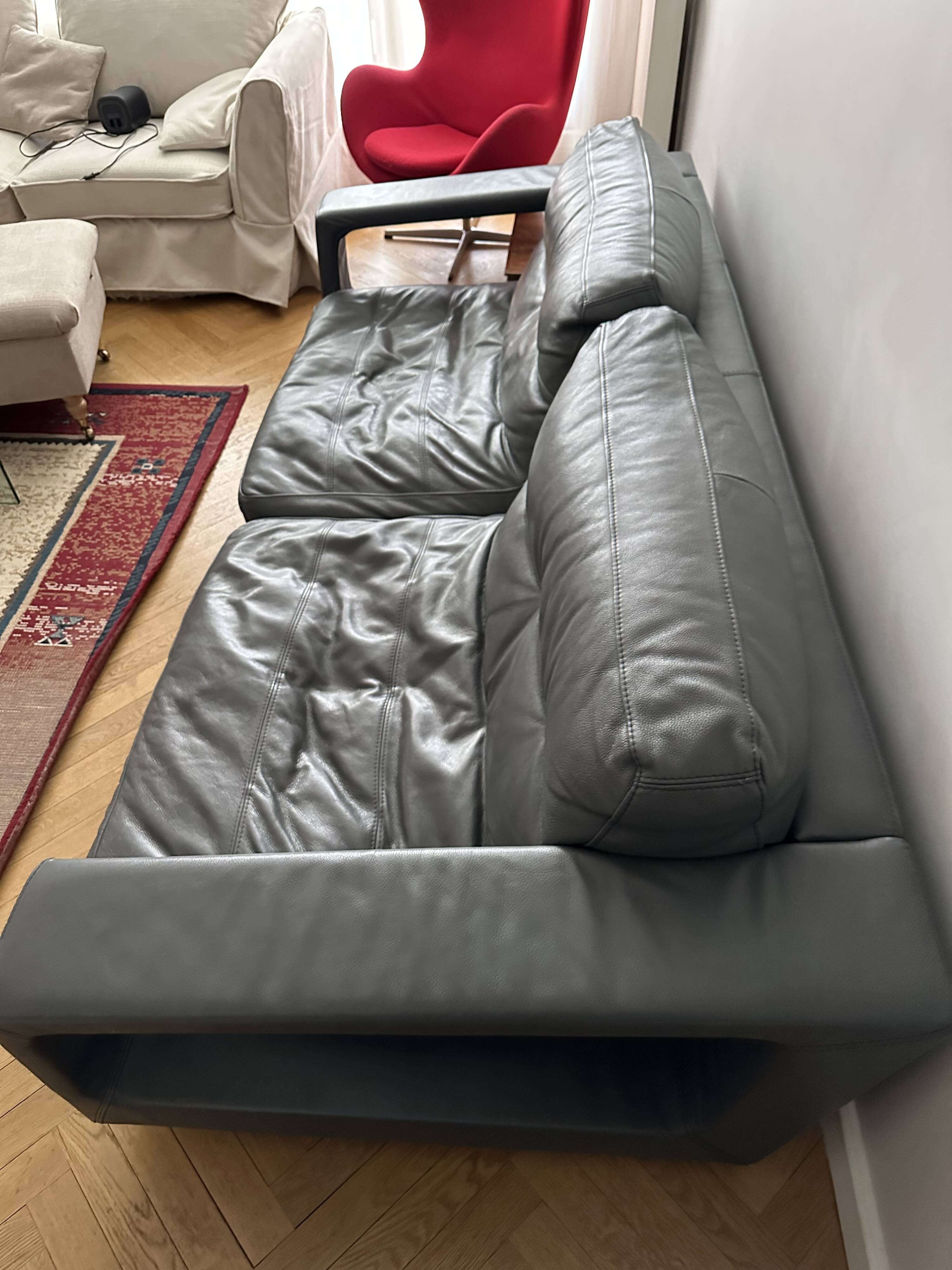 STEINER leather sofa