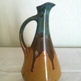 Art Deco flamed sandstone pitcher