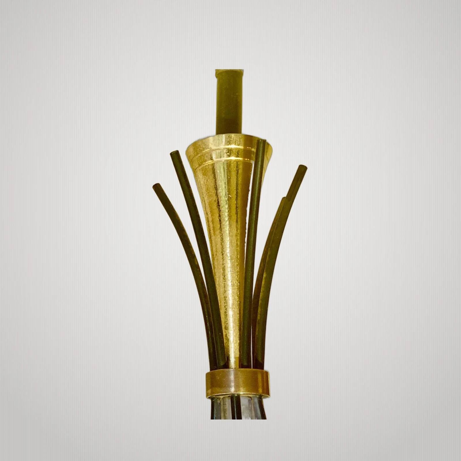 Lunel / Arlus vintage lamp 1950 metal - French 1950s - Desk Lamp