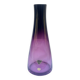 Vintage vase in purple gradient glass by Hessen Glaswerke, West Germany, 1960