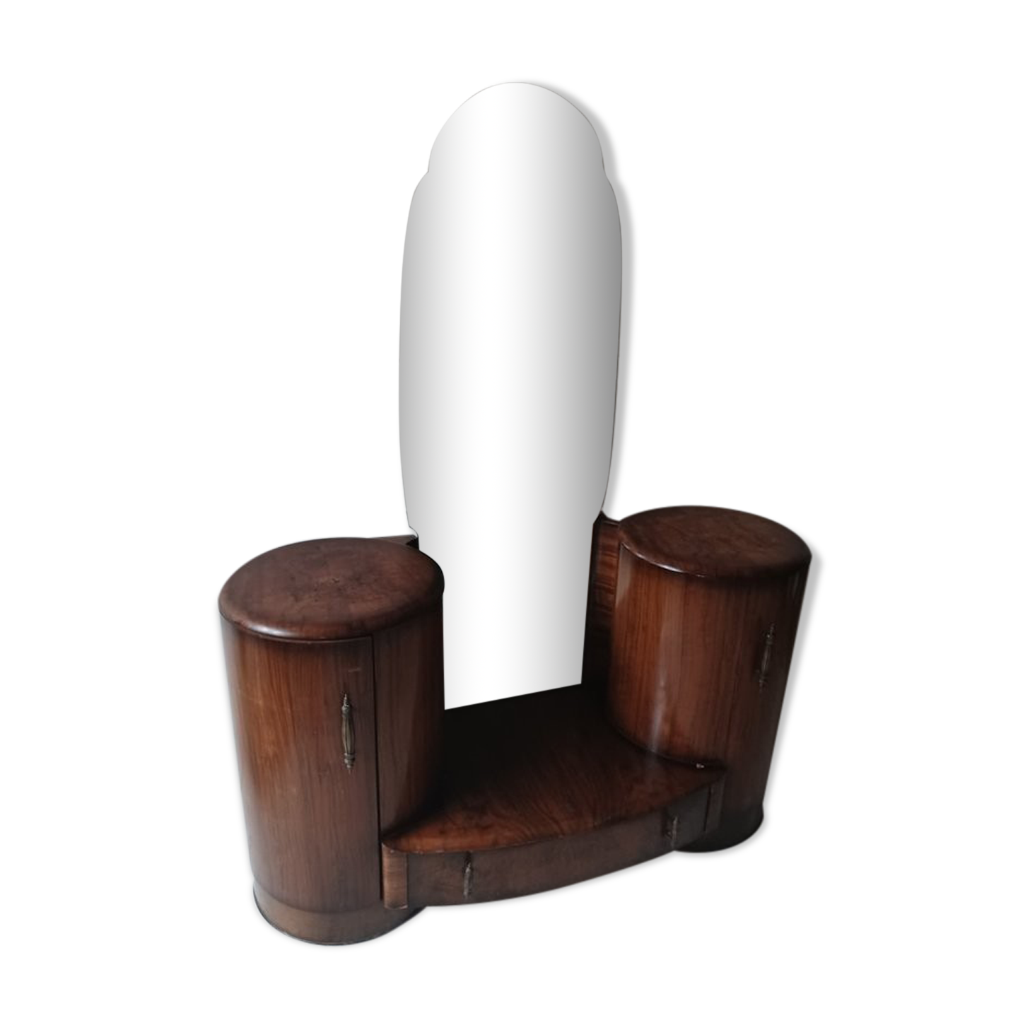 Art Deco Mirrored Bedroom Vanity Dressing Table by Shrager Brothers Masterpiece Furniture, London