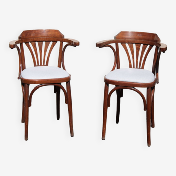 pair of bentwood Bistro chairs