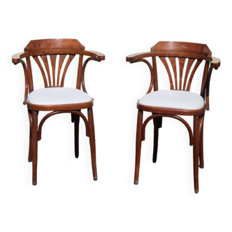 pair of bentwood Bistro chairs