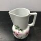 Former pichet berry creation lourioux porcelain blanche decor vintage flowers