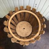 Bamboo and rattan pot cover