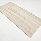 Beige & Brown Kilim Runner Rug, 95x257Cm