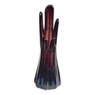 Old blown glass soliflore vase