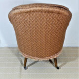 Vintage toad armchair - Toad armchair with wheels