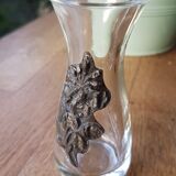 Vase with tin decoration