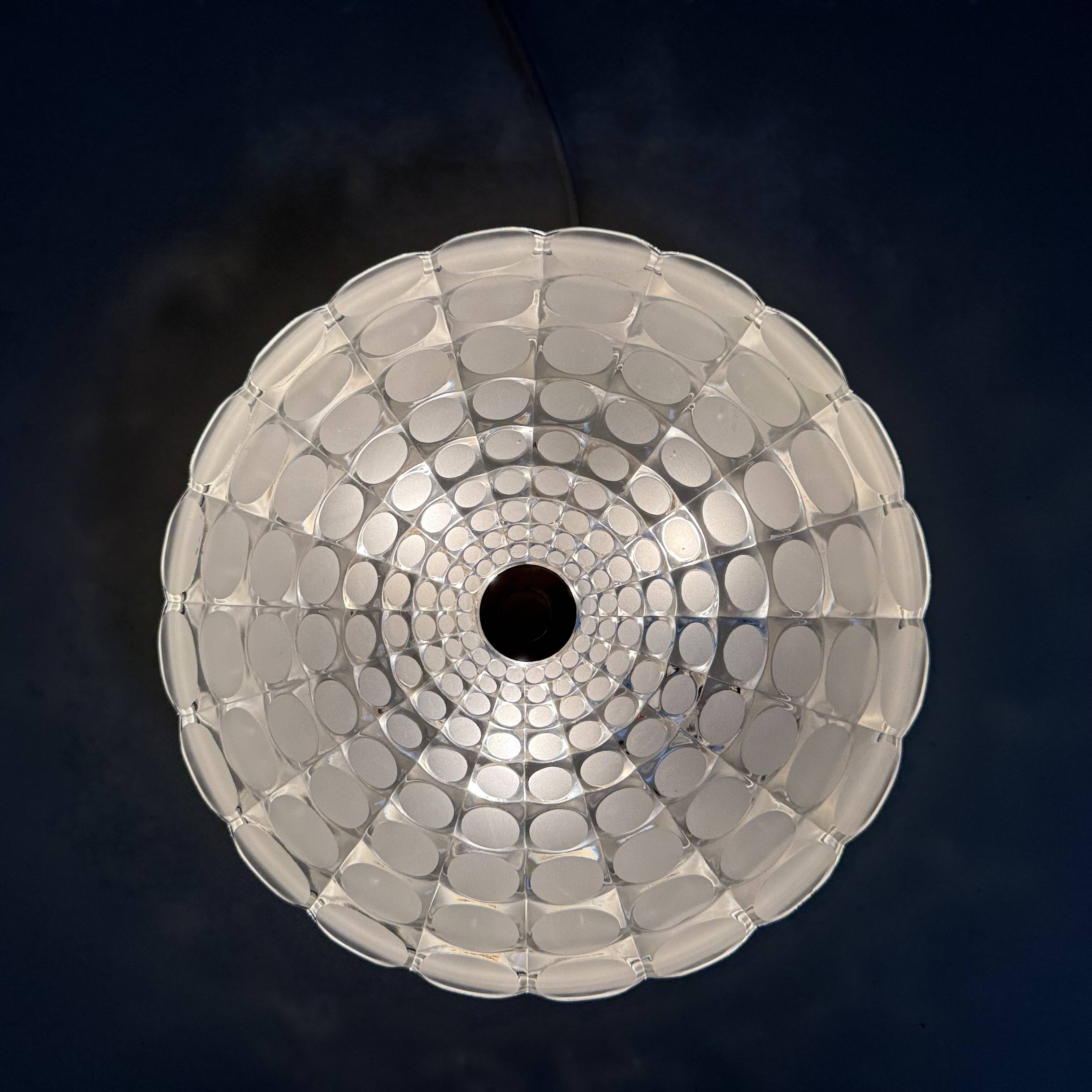 Mid-century design Peil & Puzzler glass flush mount , 1970s