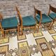 Set of 4 Scandinavian teak chairs by LÜBKE 1960