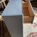 Wooden dresser three vintage drawers