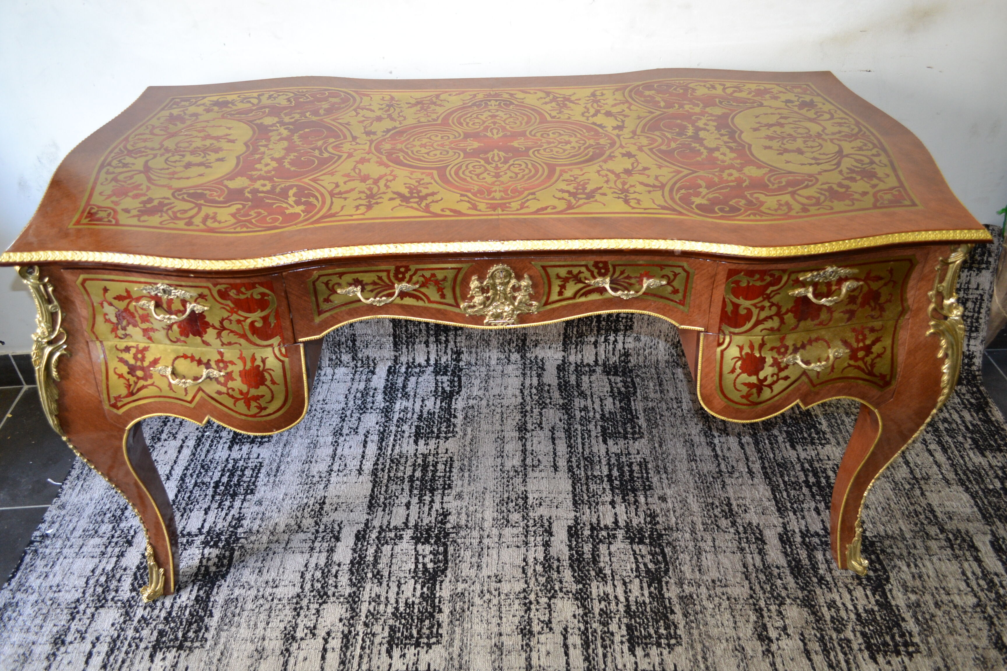 Boulle style desk